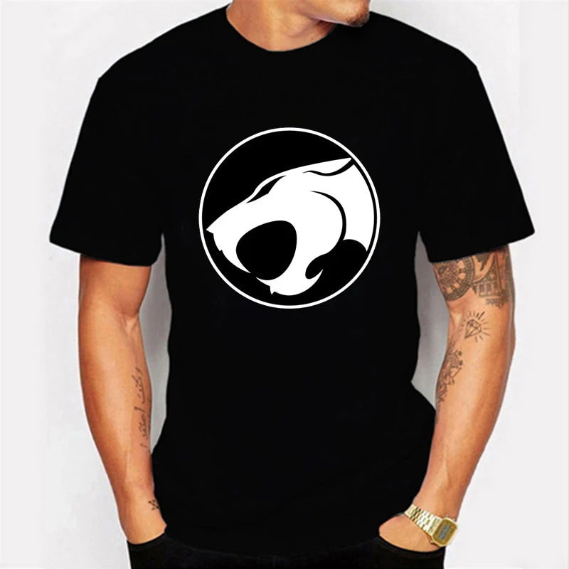 ThunderCat Luminous T-shirt Mens Fashion Casual Short Sleeve Round