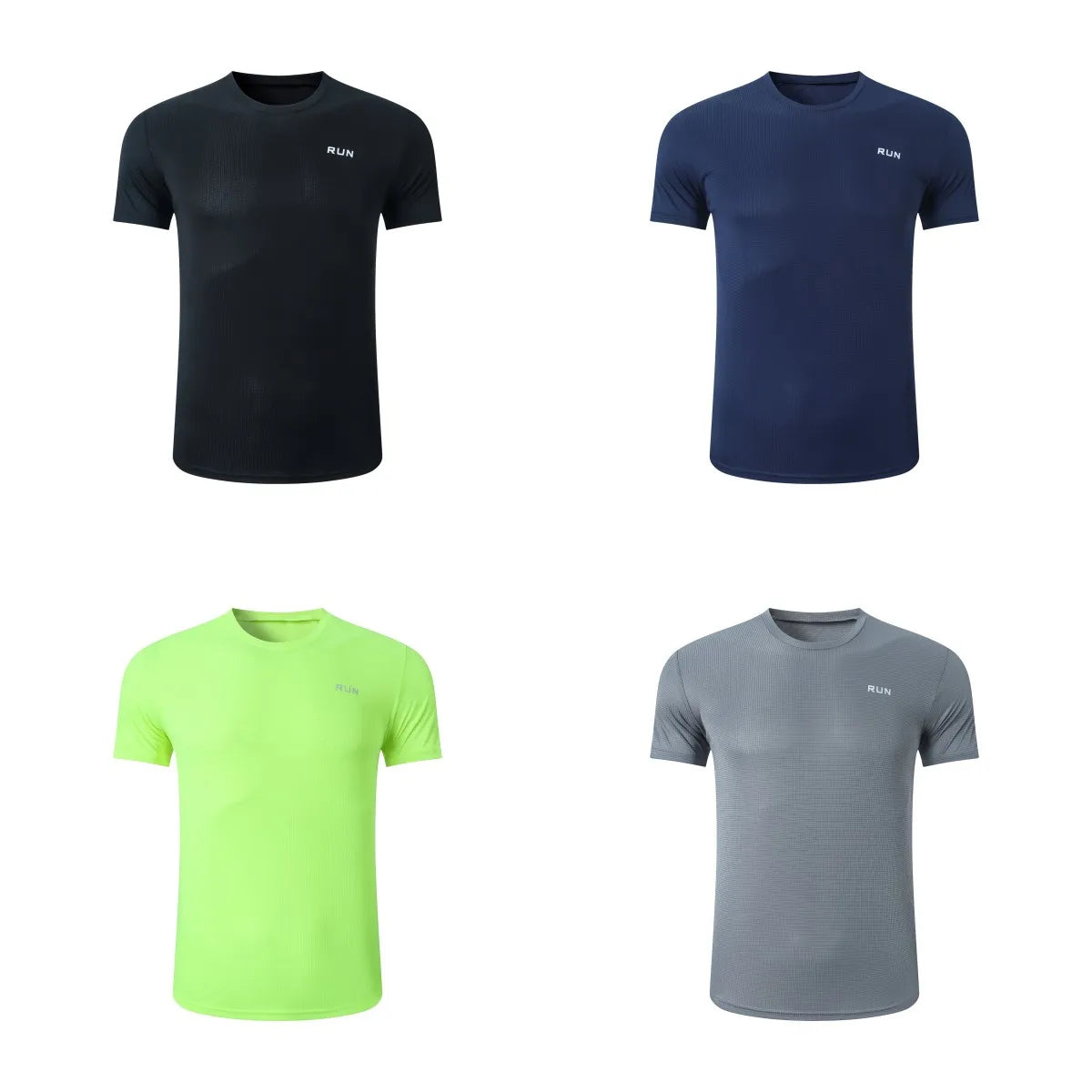 Summer High Elastic t-Shirt Men Breathable Ice Silk t Shirt