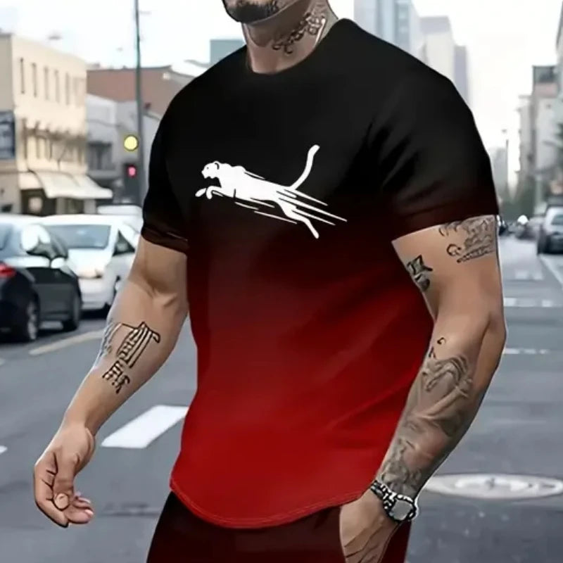 Animal T-Shirts For Men 3d Print T-Shirt Mens Sports