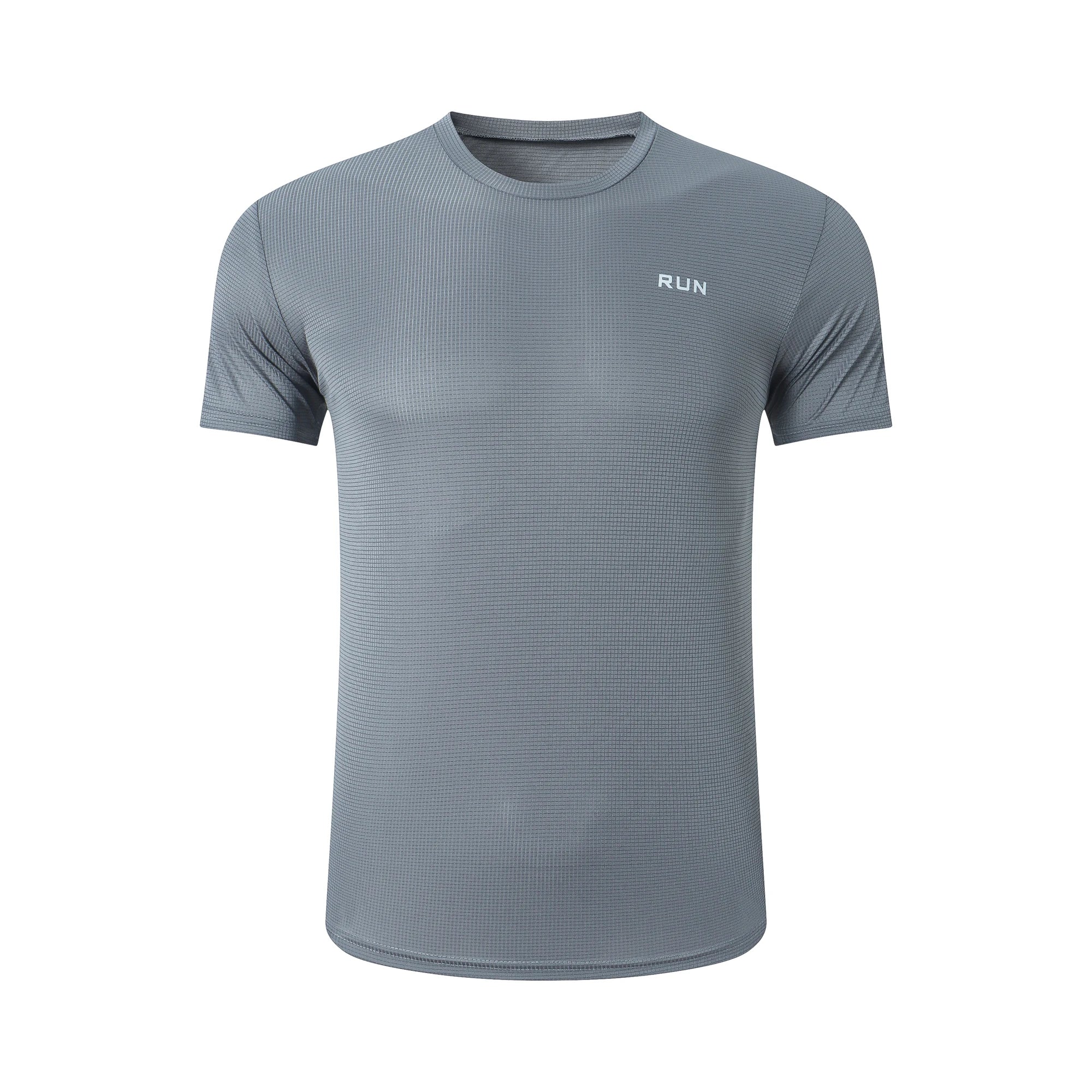 Summer High Elastic t-Shirt Men Breathable Ice Silk t Shirt