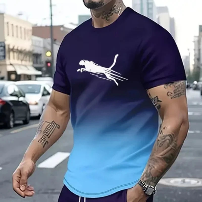 Animal T-Shirts For Men 3d Print T-Shirt Mens Sports