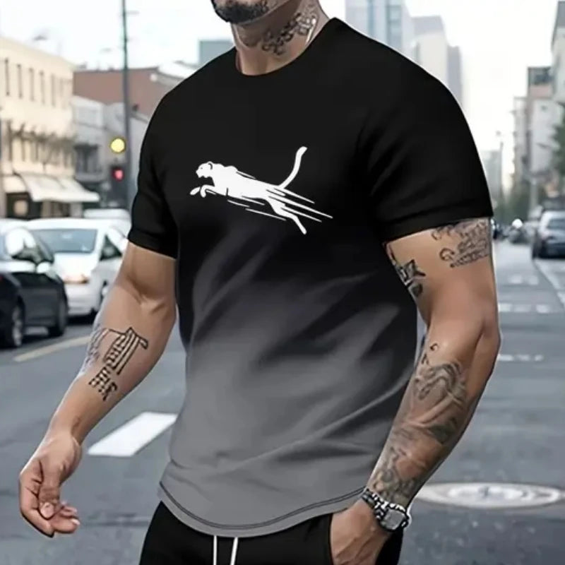 Animal T-Shirts For Men 3d Print T-Shirt Mens Sports